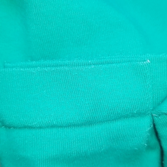 Eshakti Green Fit & Flare Short Collar Front Zip Dress w Detail at Waistline - Picture 7 of 12